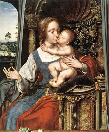 MASSYS, Quentin Virgin and Child Norge oil painting art